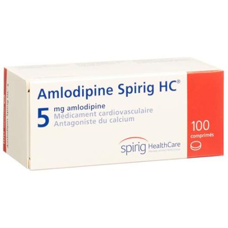 Amlodipine Spirig HC Tabl 5 mg 100 pcs - PrimeCare Global
