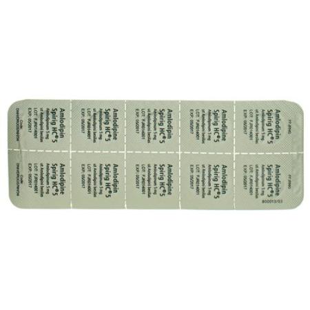 Amlodipine Spirig HC Tabl 5 mg 100 pcs - PrimeCare Global