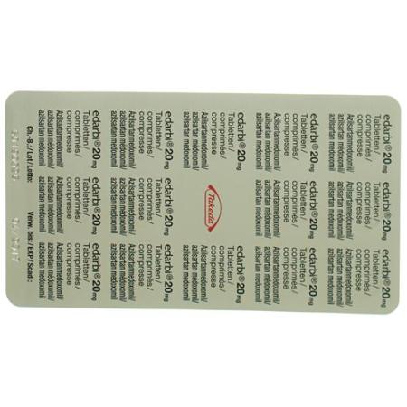 Edarbi Tabl 20 mg 28 pcs - PrimeCare Global
