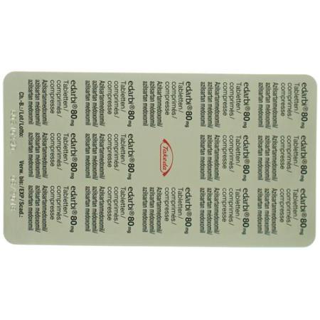 Edarbi Tabl 80 mg 98 pcs - PrimeCare Global
