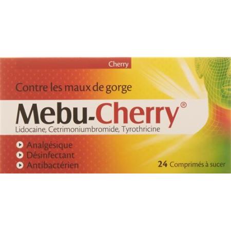 Mebu-cherry lozenges 24 pcs - PrimeCare Global