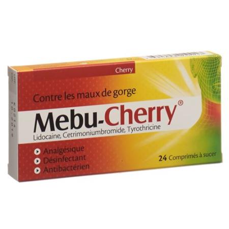 Mebu-cherry lozenges 24 pcs - PrimeCare Global