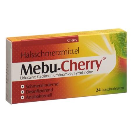 Mebu-cherry lozenges 24 pcs - PrimeCare Global