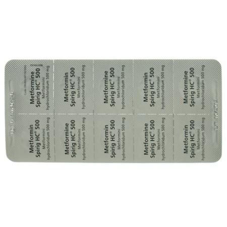 Metformin Spirig HC Filmtabl 500 mg 50 pcs - PrimeCare Global
