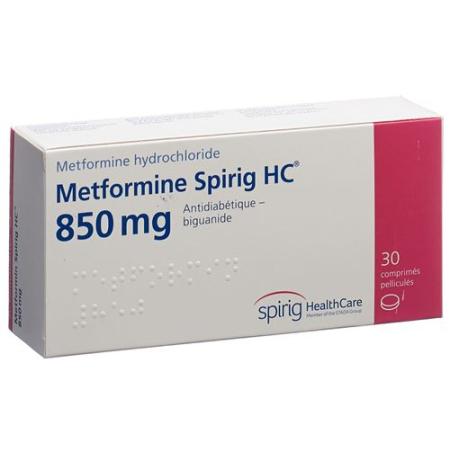 Metformin Spirig HC Filmtabl 850 mg 30 pcs - PrimeCare Global