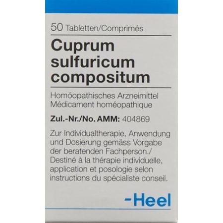 Cuprum sulfuricum compositum Heel tablets 50 pcs - PrimeCare Global