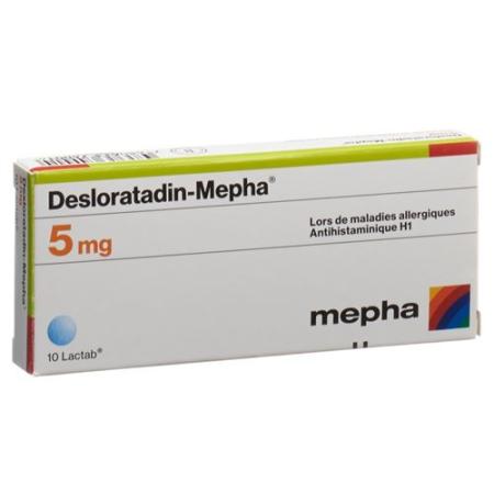 Desloratadin-Mepha Lactab 5 mg 50 pcs - PrimeCare Global