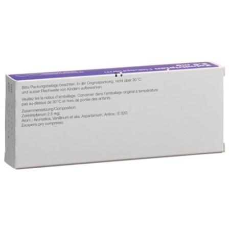 Zolmitriptan Helvepharm Melting Tabl 2.5 mg 12 pcs - PrimeCare Global