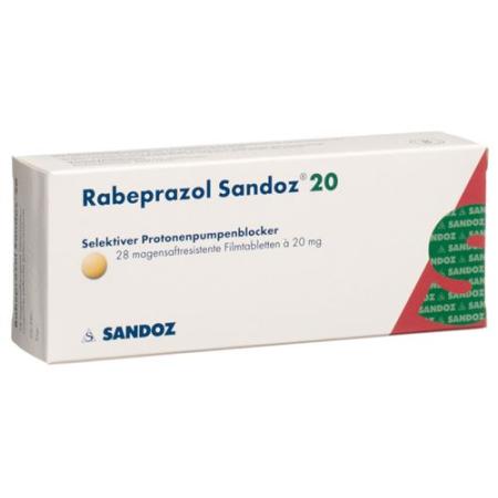 Rabeprazol Sandoz Filmtabl 20 mg 28 pcs - PrimeCare Global