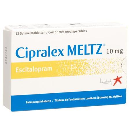 Cipralex Meltz 10 mg 12 Schmelz tablets - PrimeCare Global