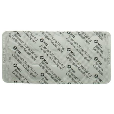 Sinemet 25 mg/100 mg 100 tablets - PrimeCare Global