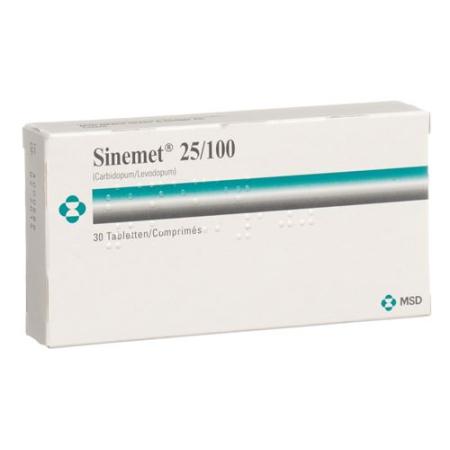 Sinemet 25 mg/100 mg 100 tablets - PrimeCare Global