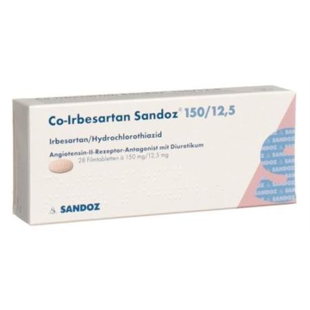 Co-Irbesartan Sandoz film tablets 150/12.5 mg 28 pcs - PrimeCare Global