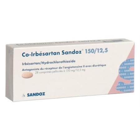 Co-Irbesartan Sandoz film tablets 150/12.5 mg 28 pcs - PrimeCare Global