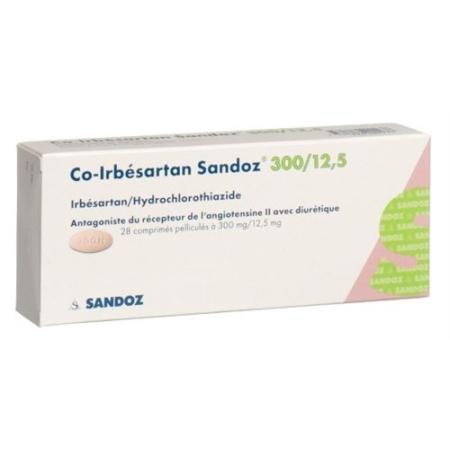 Co-Irbesartan Sandoz Filmtabl 300/12.5 mg 28 pcs - PrimeCare Global