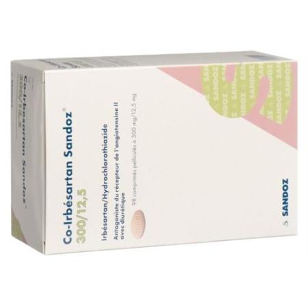 Co-Irbesartan Sandoz film tablets 300/12.5 mg 98 pcs - PrimeCare Global