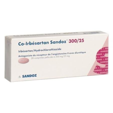 Co-irbesartan Sandoz Filmtabl 300/25 mg 28 pcs - PrimeCare Global