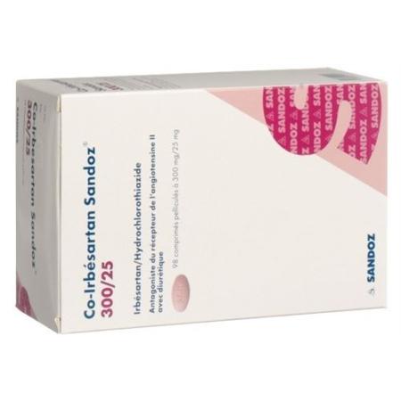 Co-Irbesartan Sandoz film tablets 300/25 mg 98 pcs - PrimeCare Global