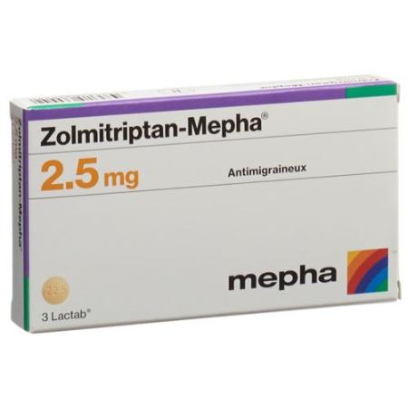 Zolmitriptan-Mepha Lactab 2.5 mg 6 pcs - PrimeCare Global