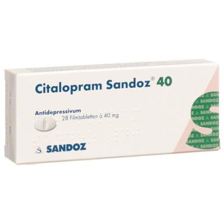 Citalopram Sandoz Filmtabl 40 mg 28 pcs - PrimeCare Global