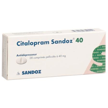 Citalopram Sandoz Filmtabl 40 mg 28 pcs - PrimeCare Global