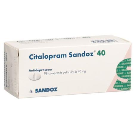 Citalopram Sandoz film tablets 40 mg 98 pcs - PrimeCare Global