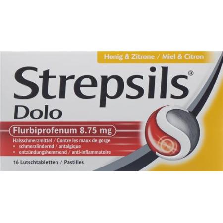 Strepsils Dolo lozenges 16 pcs - PrimeCare Global