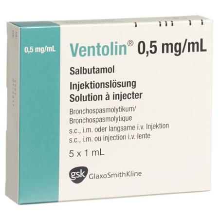 Ventolin Inj Loes 0.5mg/ml 5amp 1ml - PrimeCare Global