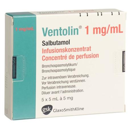 Ventolin Inf Conc 5mg/5ml 5Amp 5ml - PrimeCare Global