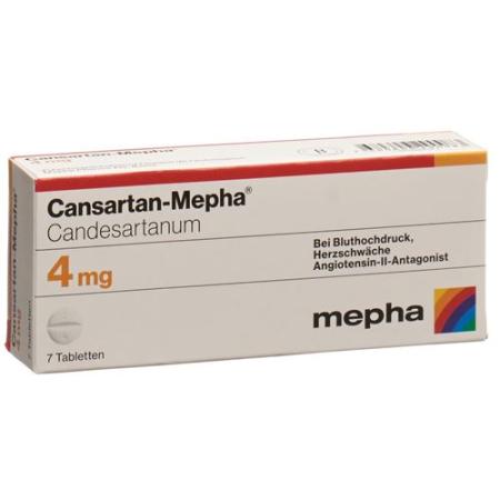 Cansartan-Mepha Tabl 4 mg 7 pcs - PrimeCare Global