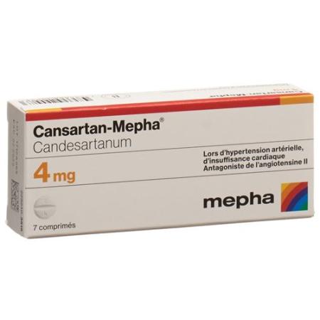 Cansartan-Mepha Tabl 4 mg 7 pcs - PrimeCare Global