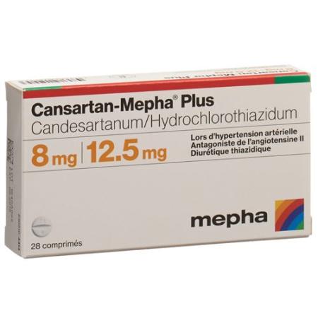 Cansartan-Mepha plus Tabl 8/12.5 28 pcs - PrimeCare Global