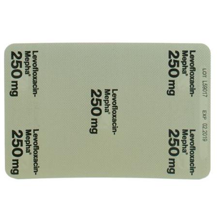 Levofloxacin-Mepha Lactab 250 mg 5 pcs - PrimeCare Global