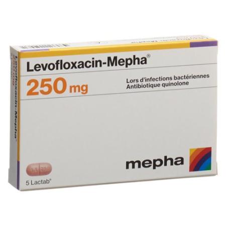 Levofloxacin-Mepha Lactab 250 mg 10 pcs - PrimeCare Global