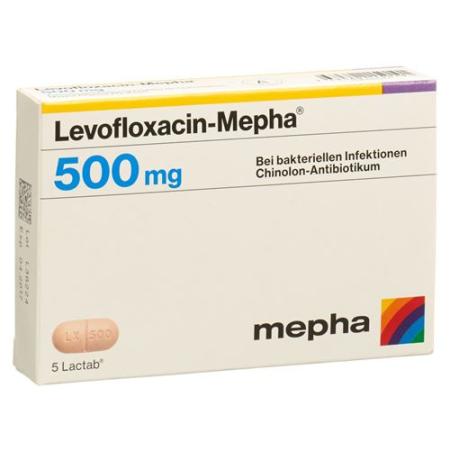 Levofloxacin-Mepha Lactab 500 mg 10 pcs - PrimeCare Global