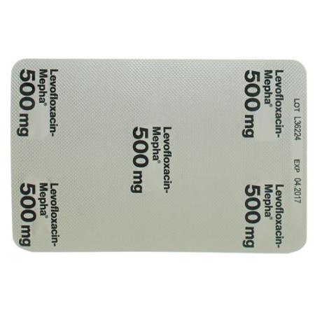 Levofloxacin-Mepha Lactab 500 mg 10 pcs - PrimeCare Global