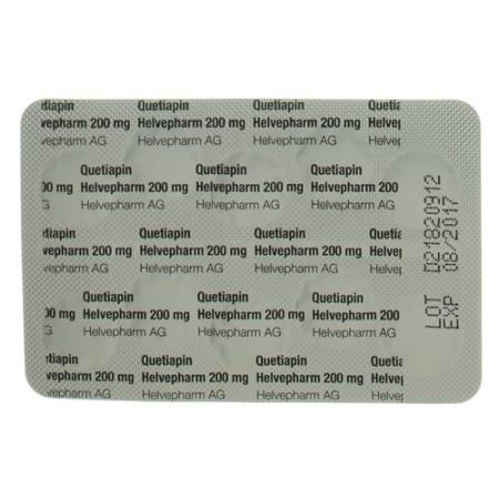 Quetiapin Helvepharm Filmtabl 200 mg 100 pcs - PrimeCare Global