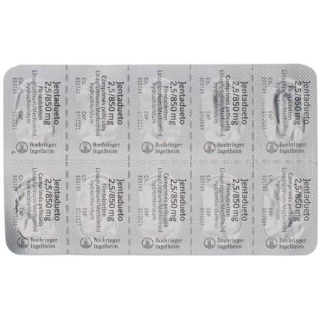Jentadueto 2.5 mg/850 mg 2 X 90 filmtablets - PrimeCare Global