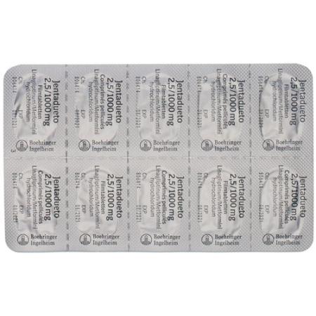 Jentadueto 2.5 mg/1000 mg 2 X 90 filmtablets - PrimeCare Global