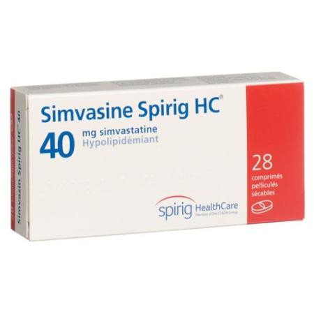 Simvasin Spirig 40 mg 28 filmtablets - PrimeCare Global