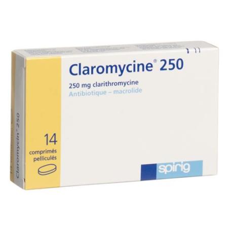 Claromycin Filmtablet 250 mg 14 pcs - PrimeCare Global