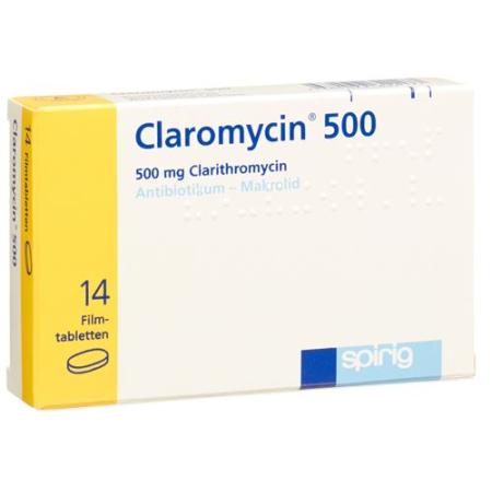 Claromycin Filmtablet 500 mg 20 pcs - PrimeCare Global