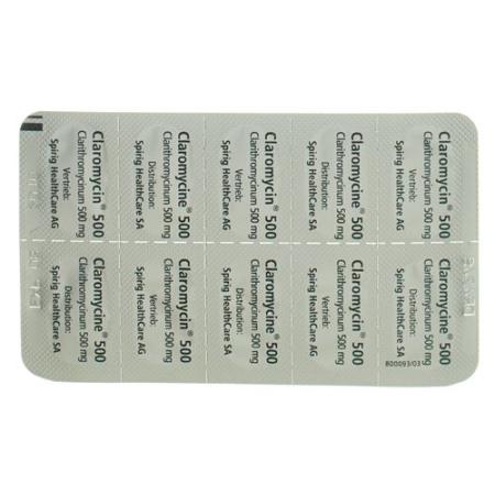 Claromycin Filmtablet 500 mg 20 pcs - PrimeCare Global
