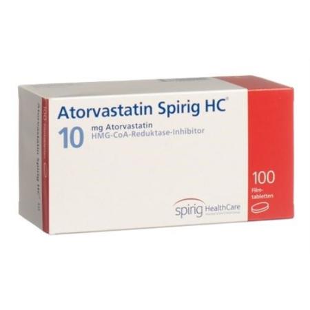 Atorvastatin Spirig HC Filmtabl 10 mg 100 pcs - PrimeCare Global