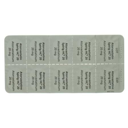 Atorvastatin Spirig HC Filmtabl 20 mg 100 pcs - PrimeCare Global