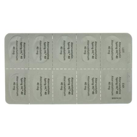 Atorvastatin Spirig HC Filmtabl 40 mg 30 pcs - PrimeCare Global