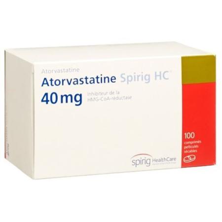 Atorvastatin Spirig HC Filmtabl 40 mg 100 pcs - PrimeCare Global