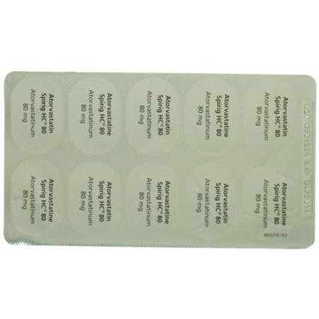 Atorvastatin Spirig HC Filmtabl 80 mg 100 pcs - PrimeCare Global