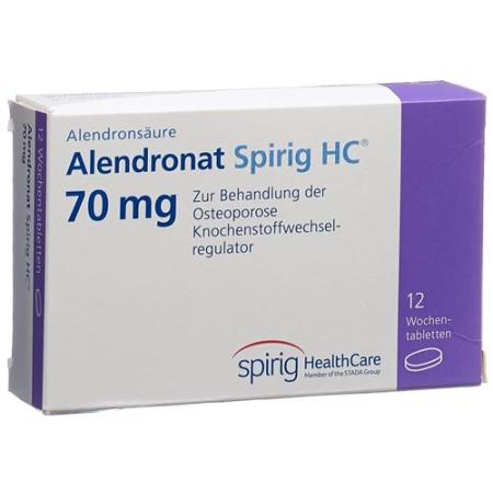Alendronate Spirig HC weekly tablets 70 mg 12 pcs - PrimeCare Global
