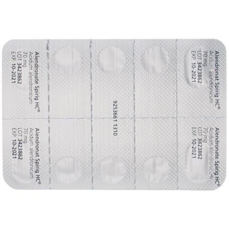 Alendronate Spirig HC weekly tablets 70 mg 12 pcs - PrimeCare Global